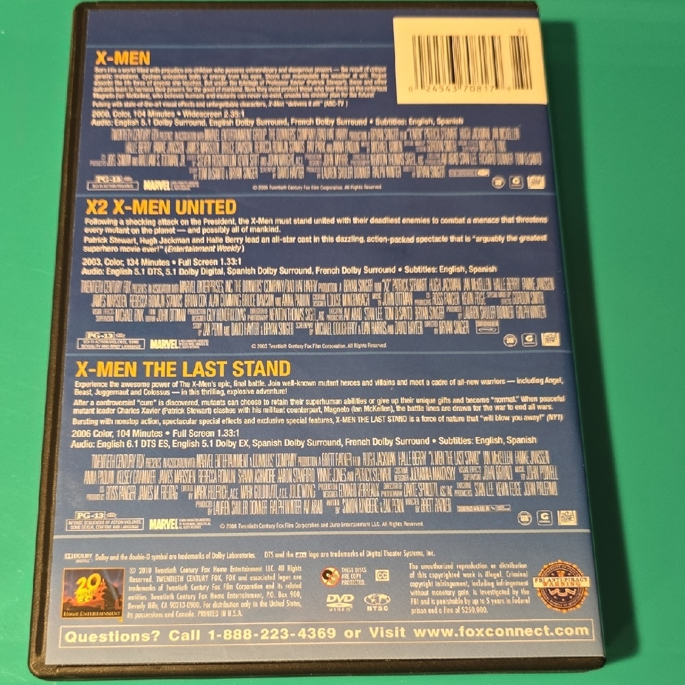 X-Men Trilogy DVD Set - Picture 2 of 8
